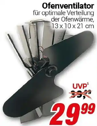 CENTERSHOP Ofenventilator Angebot