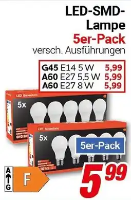 CENTERSHOP LED-SMD Lampe Angebot