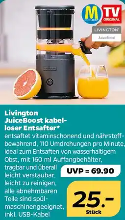 NETTO Livington Juice Boost kabelloser Entsafter Angebot