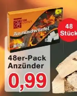 Wiglo Wunderland TIM GARDEN Anzündwürfel Angebot