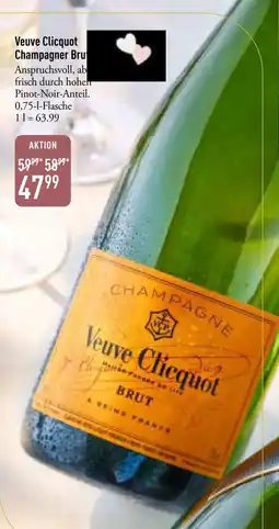 Galeria Markthalle Veuve Clicquot Champagner Brut Angebot