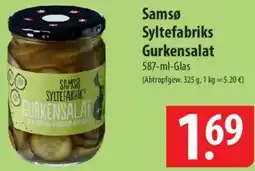 Famila Nord Ost Samsø Syltefabriks Gurkensalat Angebot