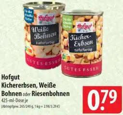 Famila Nord Ost Hofgut Kichererbsen, Weiße Bohnen oder Riesenbohnen Angebot