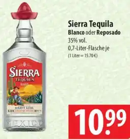 Famila Nord Ost Sierra Tequila Blanco oder Reposado Angebot