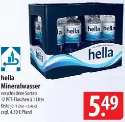 Famila Nord Ost hella Mineralwasser Angebot