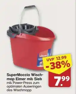 Famila Nord Ost SuperMoccio Wischmop Eimer mit Sieb Angebot