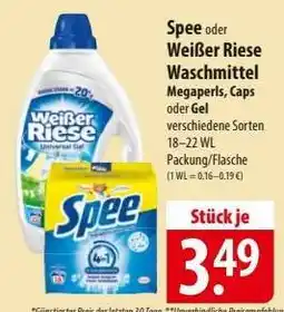 Famila Nord Ost Spee oder Weißer Riese Waschmittel Angebot