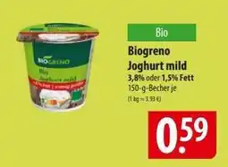 Famila Nord Ost Biogreno Joghurt mild Angebot
