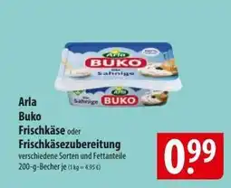 Famila Nord Ost ARLA Buko-Frischkäse Angebot