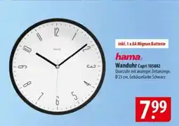 Famila Nord Ost Wanduhr Capri 185882 Angebot