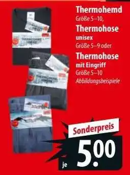 Famila Nord Ost Thermohemd/Thermohose Angebot