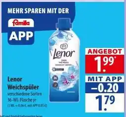 Famila Nord Ost Lenor Weichspüler Angebot
