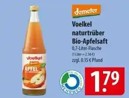 Famila Nord Ost Voelkel naturtrüber Bio-Apfelsaft Angebot