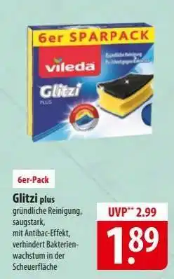Famila Nord Ost Vileda Glitzi Plus 6er-Pack Angebot