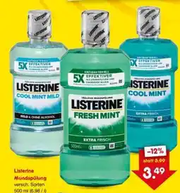 Netto Marken-Discount LISTERINE Mundspülung Angebot