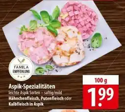 Famila Nord Ost Aspik-Spezialitäten Angebot
