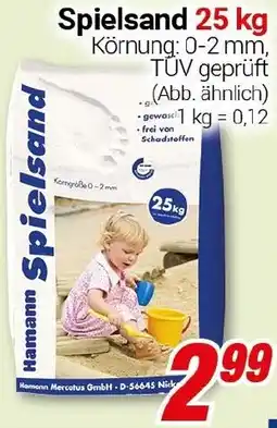 CENTERSHOP Spielsand Angebot