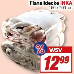 CENTERSHOP Flanelldecke INKA Angebot