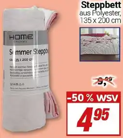 CENTERSHOP Steppbett Angebot
