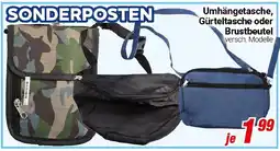 CENTERSHOP Umhängetasche, Gürteltasche oder Brustbeutel Angebot