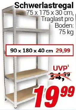 CENTERSHOP Schwerlastregal Angebot