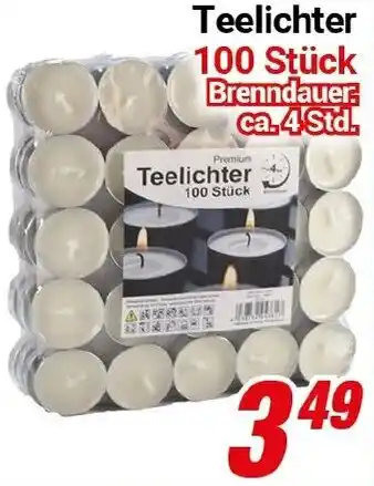 CENTERSHOP Teelichter Angebot