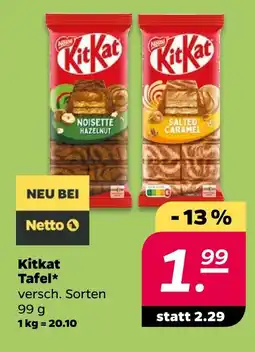 NETTO Kitkat tafel Angebot
