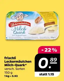 NETTO Frischli leckermäulchen milch-quark Angebot