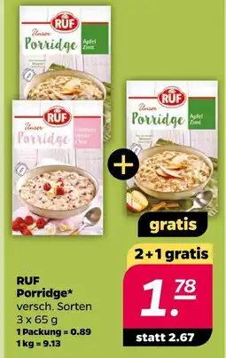 NETTO Ruf porridge Angebot