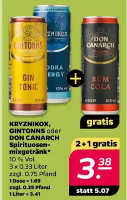 NETTO Kryznikox kryznikox, gintonns oder don canarch Angebot