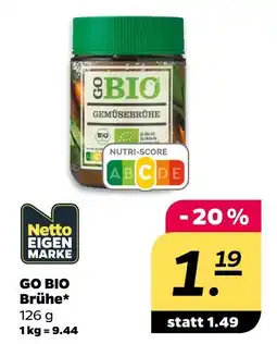 NETTO Go bio gemüsebrühe Angebot