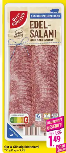 Edeka Gut & günstig edelsalami Angebot