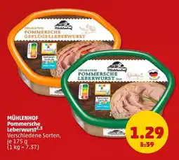 PENNY Mühlenhof pommerische leberwurst Angebot