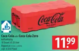 Famila Nord Ost Coca-Cola oder Coca-Cola Zero Angebot