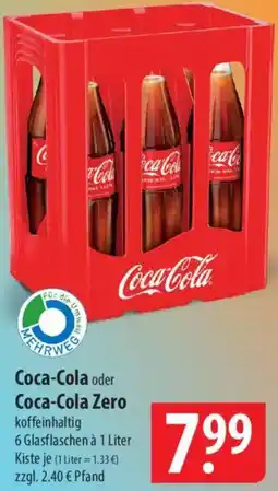 Famila Nord Ost Coca-Cola oder Coca-Cola Zero Angebot