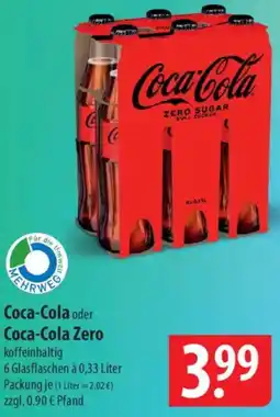 Famila Nord Ost Coca-Cola oder Coca-Cola Zero Angebot