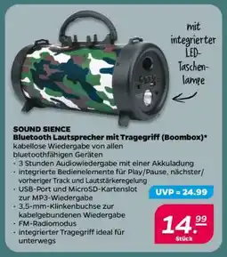 NETTO SOUND SIENCE Bluetooth Lautsprecher mit Tragegriff (Boombox) Angebot
