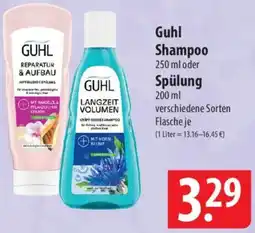 Famila Nord Ost Guhl Shampoo oder Spülung Angebot