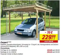 toom Baumarkt Carport Angebot