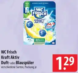 Famila Nord Ost WC Frisch Kraft Aktiv Duft- oder Blauspüler Angebot