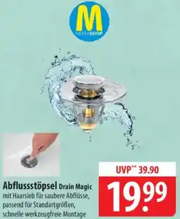 Famila Nord Ost Abflussstöpsel Drain Magic Angebot