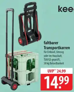 Famila Nord Ost keeeper faltbarer Transportkarren Angebot