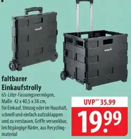 Famila Nord Ost keeeper faltbarer Einkaufstrolly Angebot