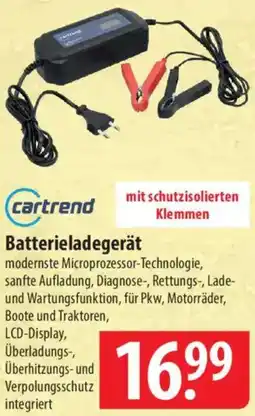Famila Nord Ost Cartrend Batterieladegerät Angebot