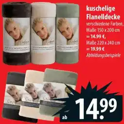 Famila Nord Ost kuschelige Flanelldecke Angebot