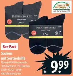 Famila Nord Ost Socken mit Sortierhilfe Angebot