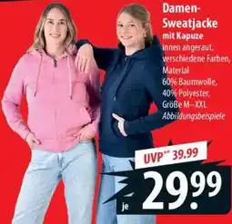 Famila Nord Ost Damen Sweatjacke mit Kapuze Angebot