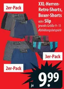 Famila Nord Ost XXL-Herren Retro-Shorts, Boxer-Shorts oder Slip Angebot