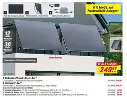 toom Baumarkt 1. Balkonkraftwerk-Basis-Set Angebot