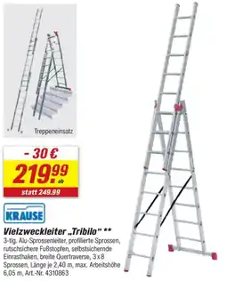 toom Baumarkt KRAUSE Vielzweckleiter „,Tribilo" Angebot